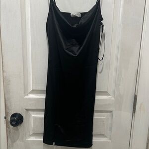 Elegant Black Slip Dress